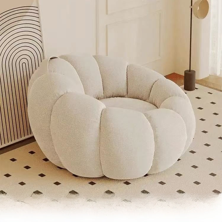 Kürbis-Sofa, Lammwoll-Sessel, kleines Sofa