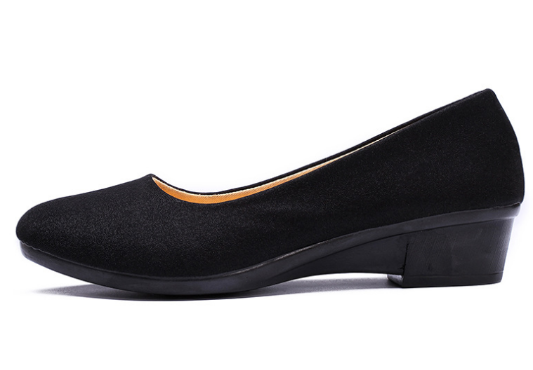 Keilschuhe, alte Pekinger Stoffschuhe, Schuhe mit weicher Sohle