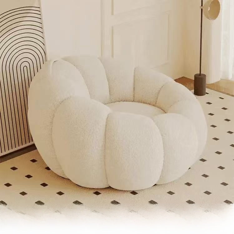 Pumpkin Sofa Chair Lambswool Small Sofa