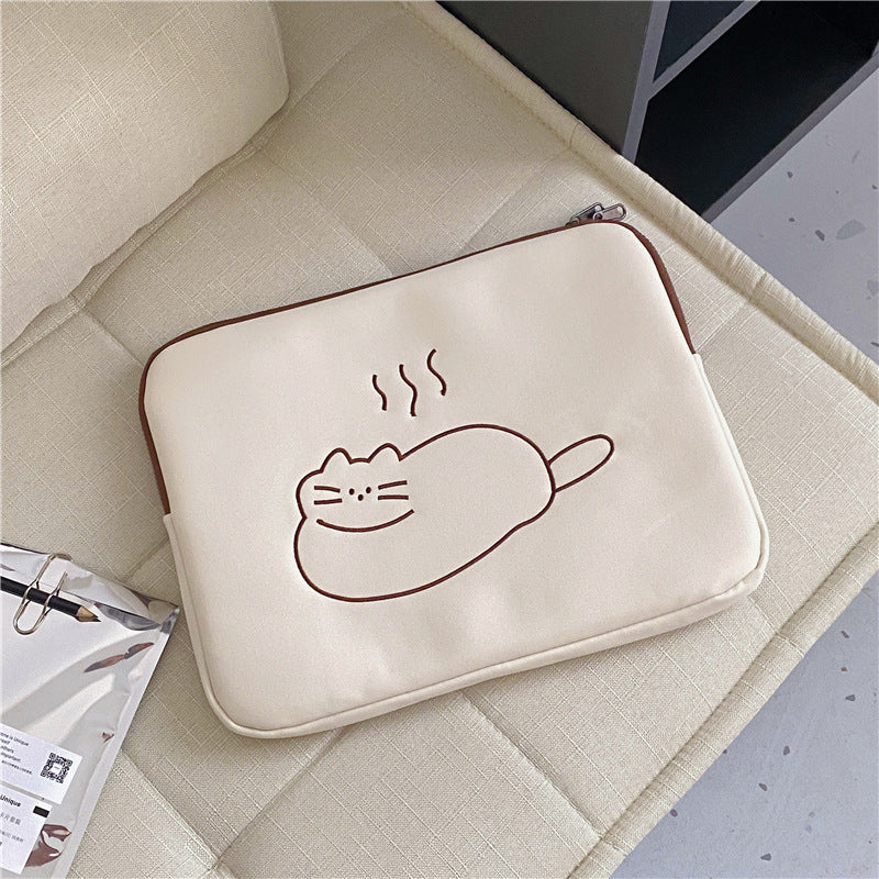 Niedliche bestickte Tier-Tablet-Schutzhülle