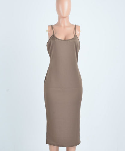 Trägerkleid, Nachtclub-Kleid, Milk-Silk-Bandagekleid