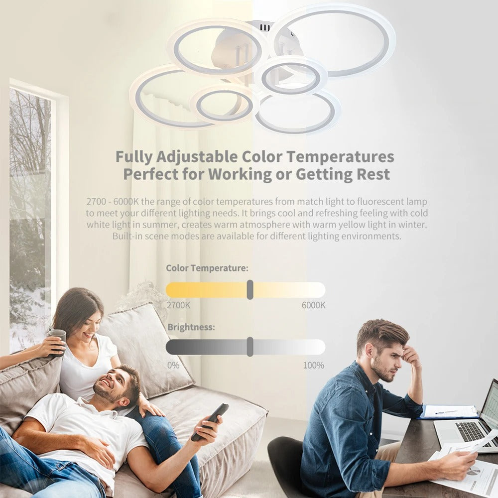 Nordic Minimalist LED Ceiling Light for Home