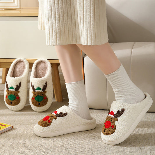 Cartoon Plush Home Slippers
