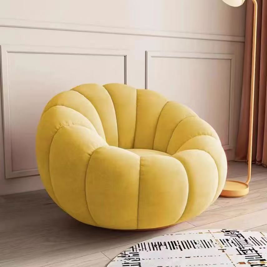 Kürbis-Sofa, Lammwoll-Sessel, kleines Sofa