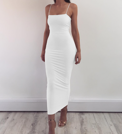 Trägerkleid, Nachtclub-Kleid, Milk-Silk-Bandagekleid