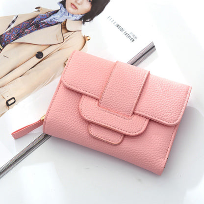 Fashionable Ladies Wallet with Lychee Pattern Design