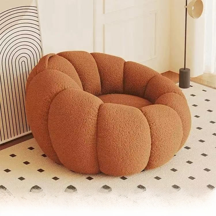 Kürbis-Sofa, Lammwoll-Sessel, kleines Sofa