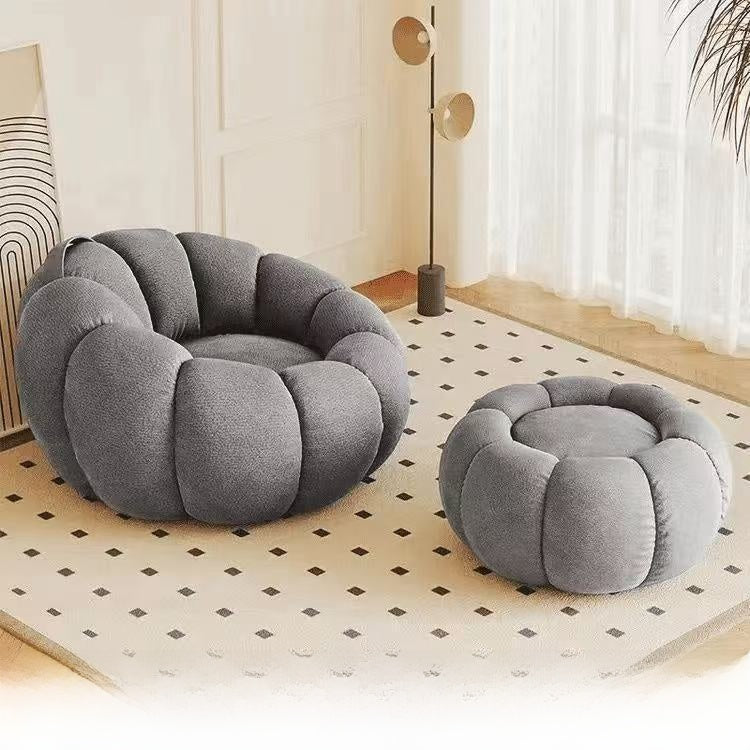 Kürbis-Sofa, Lammwoll-Sessel, kleines Sofa